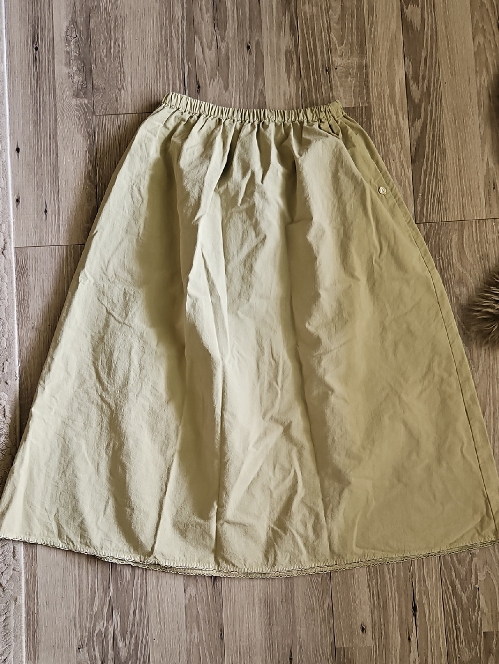 Rudy Jude Cafe Skirt In Celery